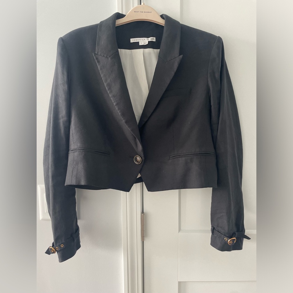 Veronica Beard Girard Jacket single button blazer - Picture 4 of 8
